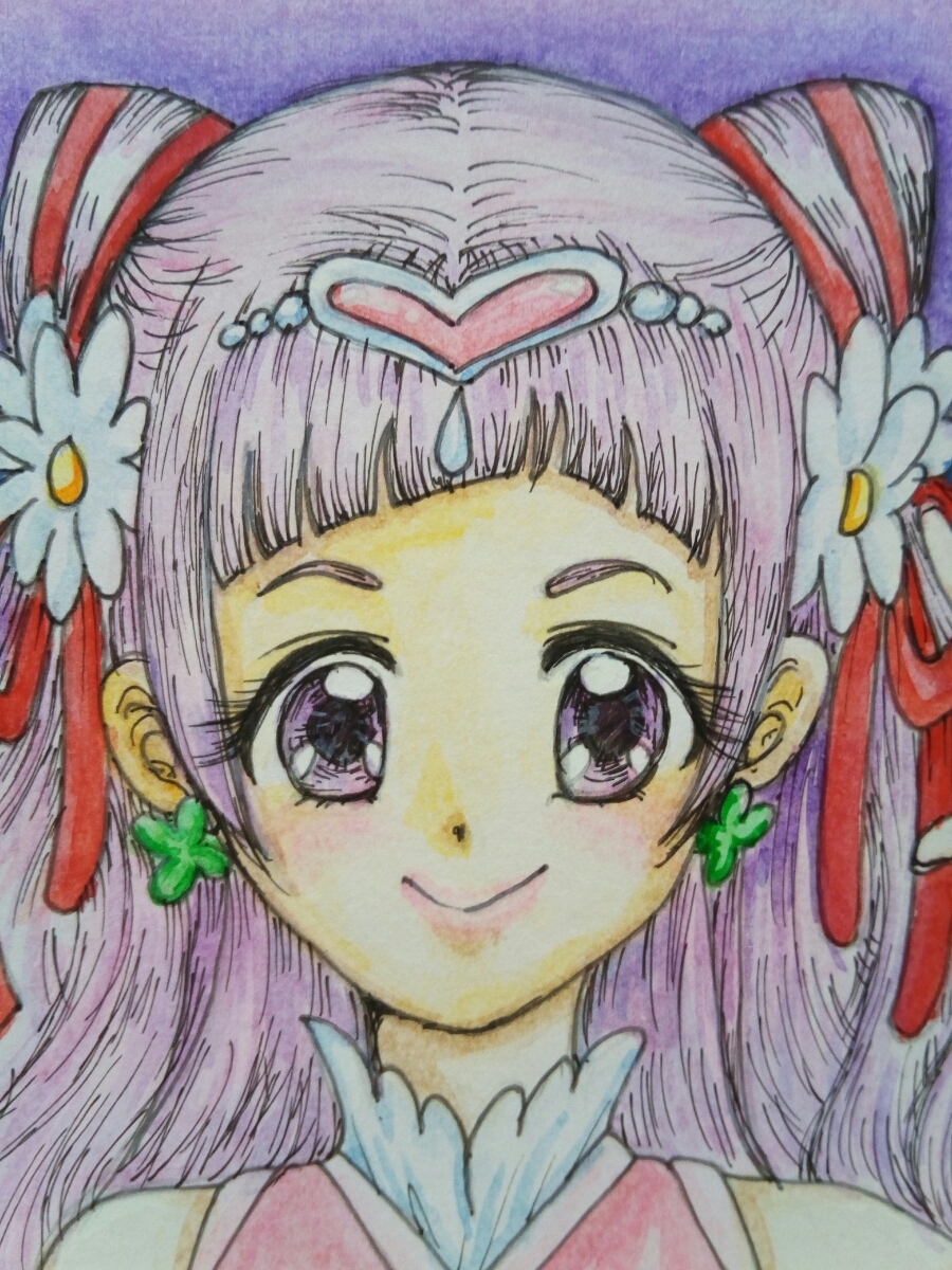 手描きイラスト プリキュア キュアエール 野乃はな 水彩 イラスト ミニ色紙 原画 同人 あおきしずか 手描きイラスト 売買されたオークション情報 Yahooの商品情報をアーカイブ公開 オークファン Aucfan Com