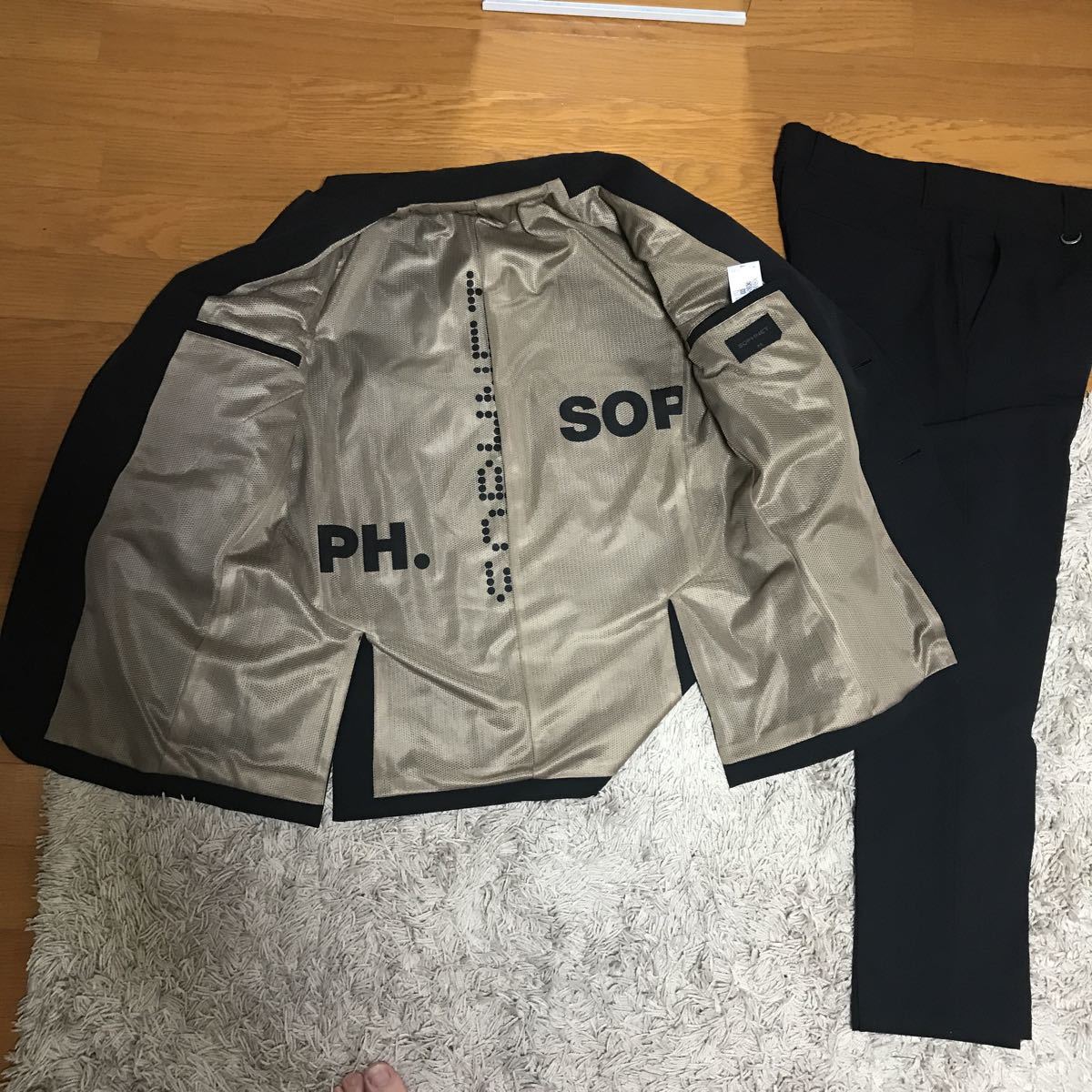 19 SOPHNET.4WAY STRETCH 2BUTTON JACKET & SLACKS セットアップ 