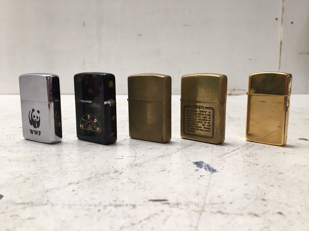 0910-15m2F☆ZIPPO ジッポ まとめて5個 アンティーク、コレクション