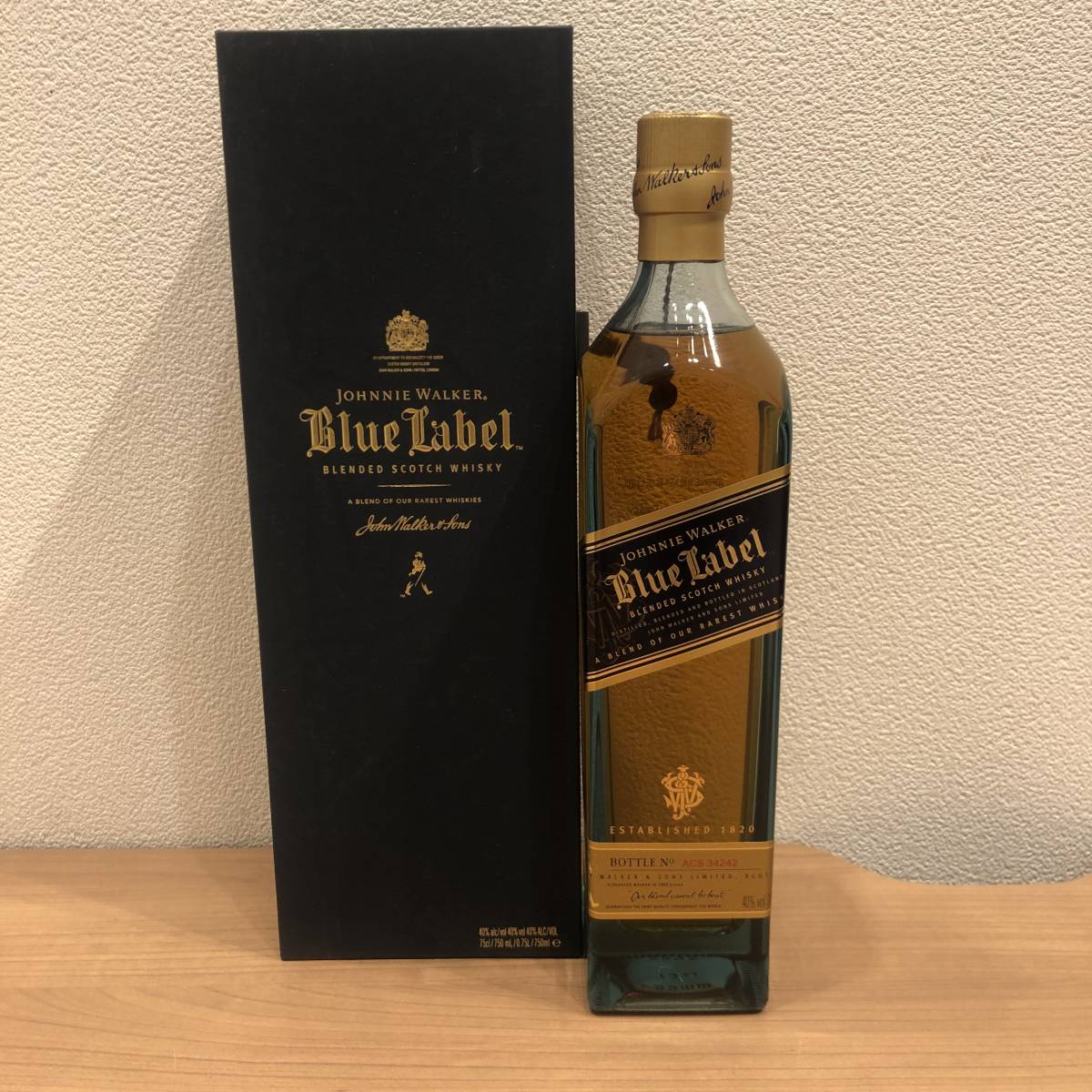 新作登場，得価 JOHNNIE WALKER/ジョニーウォーカー Blue Label/ブルーラベル SCOTCH WHISKY/スコッチウイスキー 750ml B(スコッチ)｜売買されたオークション情報、yahooの商品情報をアーカイブ公開 - オークファン スコッチ
