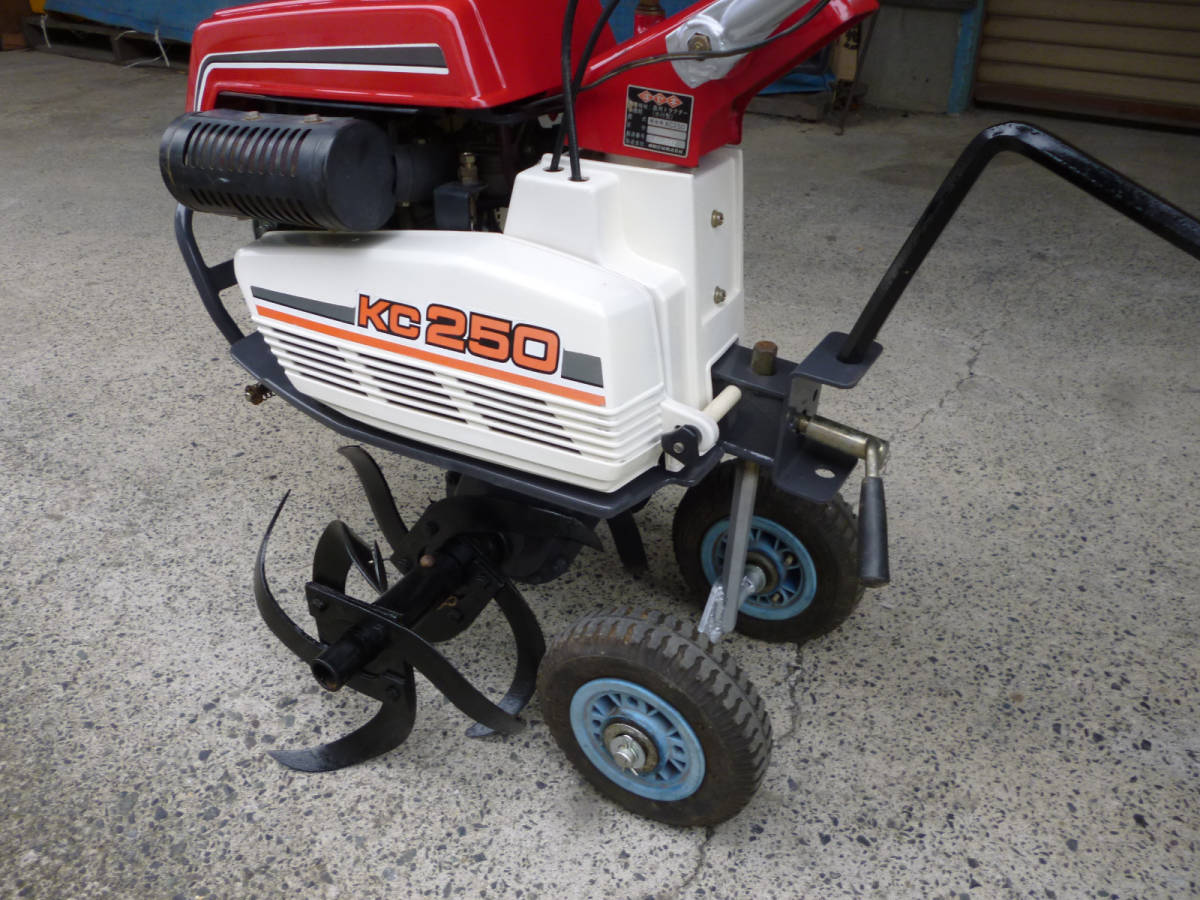 香川県のその他 イセキ KC250 耕うん機 農用トラクター 移動車輪付き 
