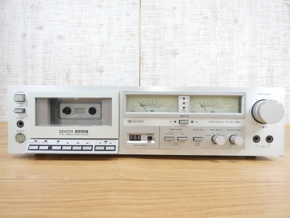 DR-F1 カセットデッキ デノン DENON デノン カセットデッキ DR-F1 音響