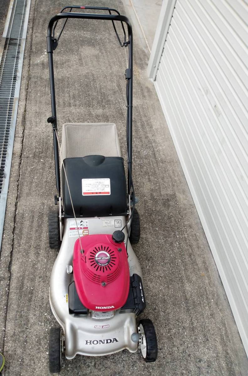 HONNDA歩行型芝刈り機 HGR465 自走式芝刈り機でトラブル発生HONDA 