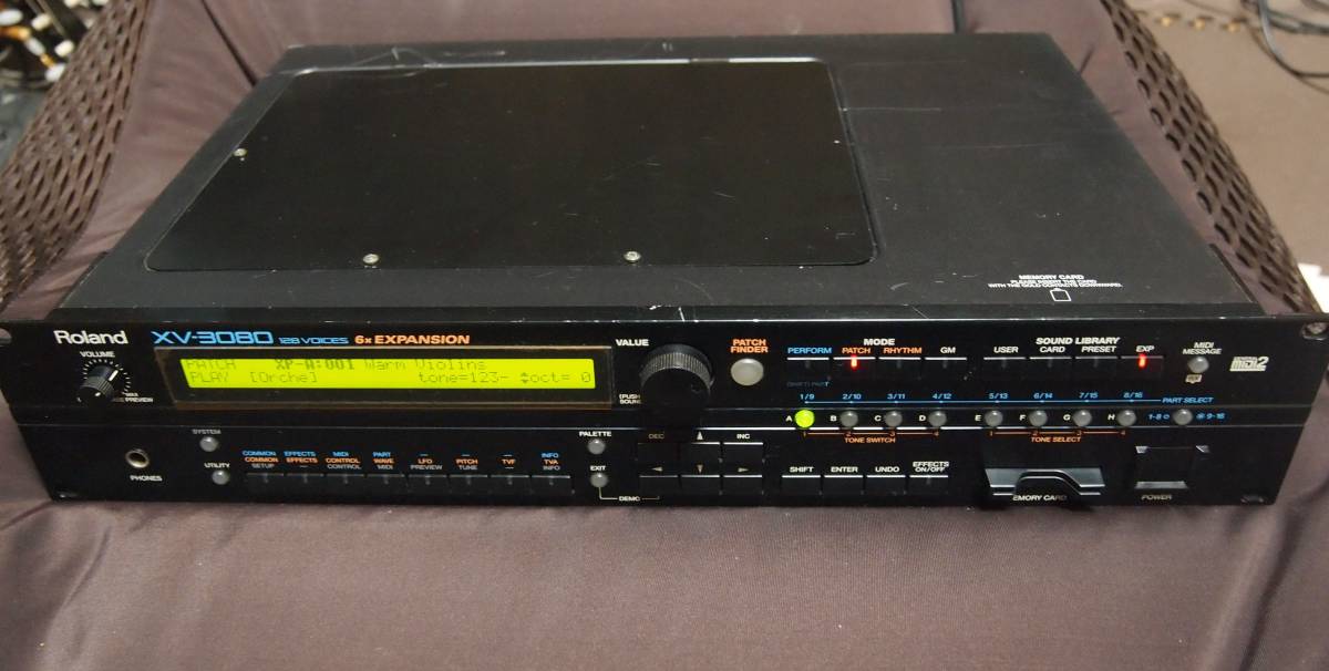 送料無料 Roland XV-3080 SRX 1枚 SR-JV80 4枚増設済み(音源モジュール)｜売買されたオークション情報、yahooの商品情報をアーカイブ公開 - オークファン 音源モジュール
