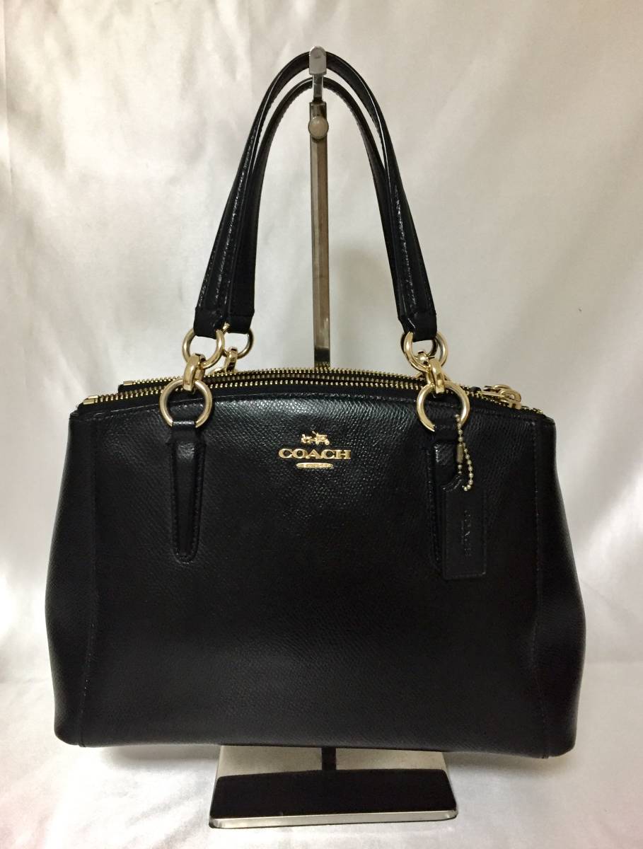 極美品☆送料無料☆ コーチ COACH ラグジュアリー クロスグレーン