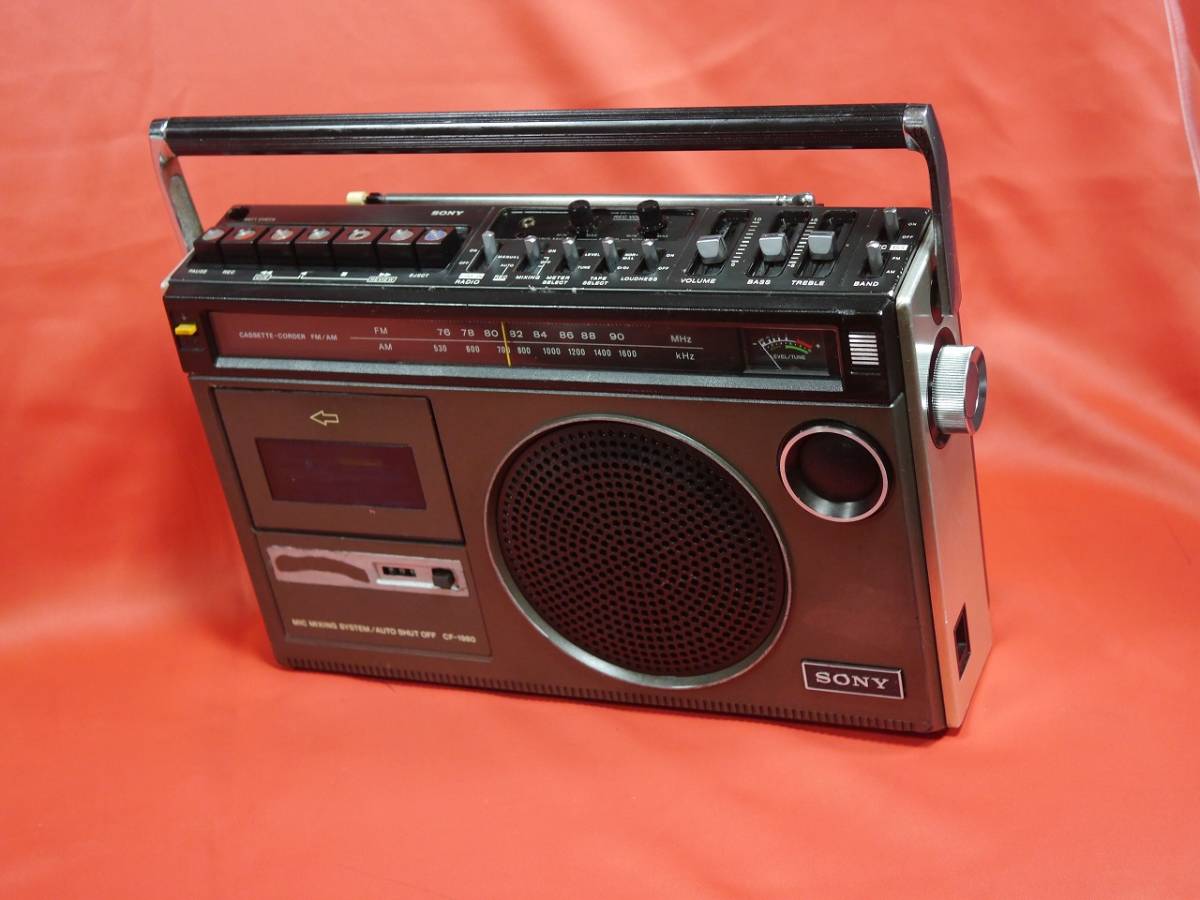 SONY CF-1980 - 昭和レトロ ラジカセ ソニー 動作品SONY メルカリ
