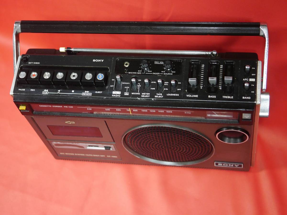 SONY CF-1980 - 昭和レトロ ラジカセ ソニー 動作品SONY メルカリ 