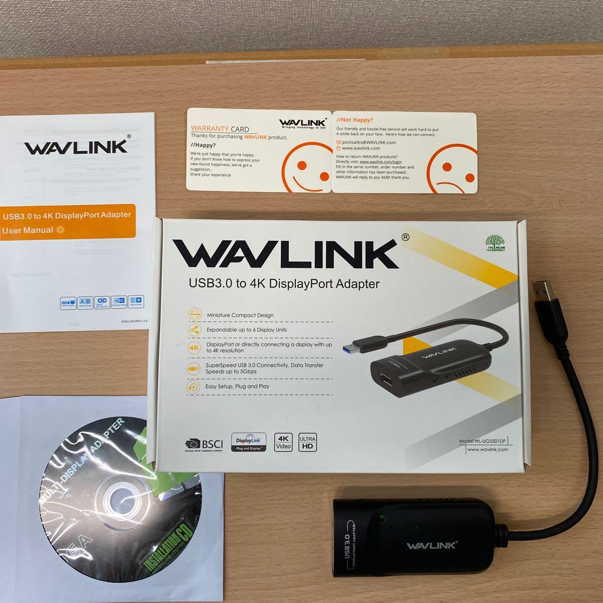 新作登場，人気SALE WAVLINK USB3.0 to 4K DisplayPort Adapter マルチディスプレイ用に(ビデオカード)｜売買されたオークション情報、yahooの商品情報をアーカイブ公開 - オークファン その他