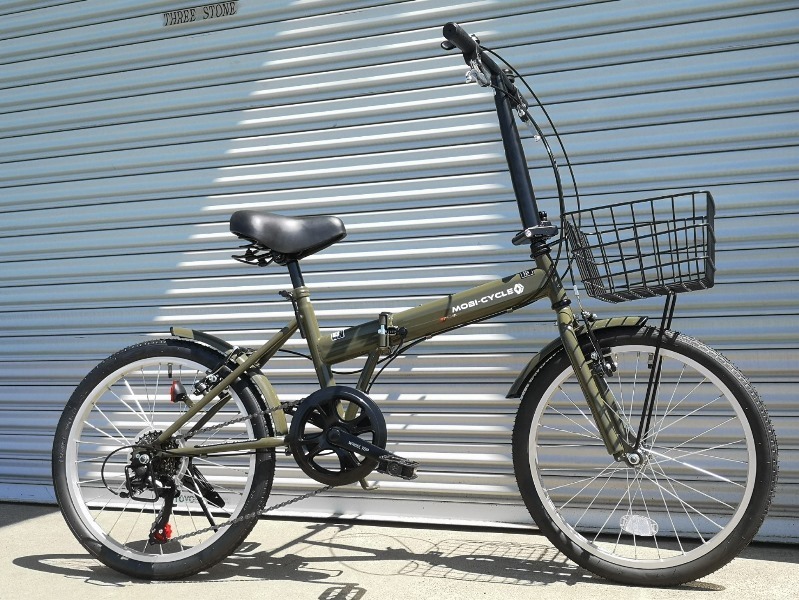 【人気定番，セール】 数量限定 ワケありアウトレット品 20インチ 折り畳み自転車 前後ブレーキ シマノ6段 カーキ(20インチ～)｜売買されたオークション情報、yahooの商品情報をアーカイブ公開 - オークファン 20インチ～