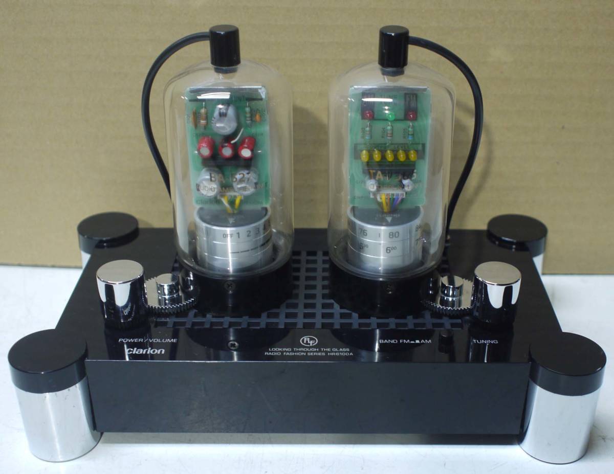 Clarion クラリオン レトロデザイン・FM/AMラジオ HR-6100A 真空管型