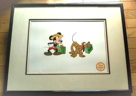 ディズニー セル画 旅のミッキー プルート ディズニー 売買されたオークション情報 Yahooの商品情報をアーカイブ公開 オークファン Aucfan Com