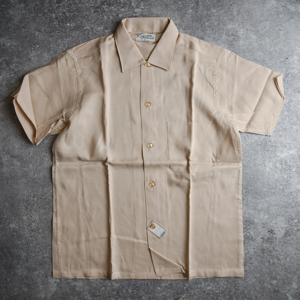 Tailored 60s デッドストック ボックス Custom シャツ 60年代 PICARD