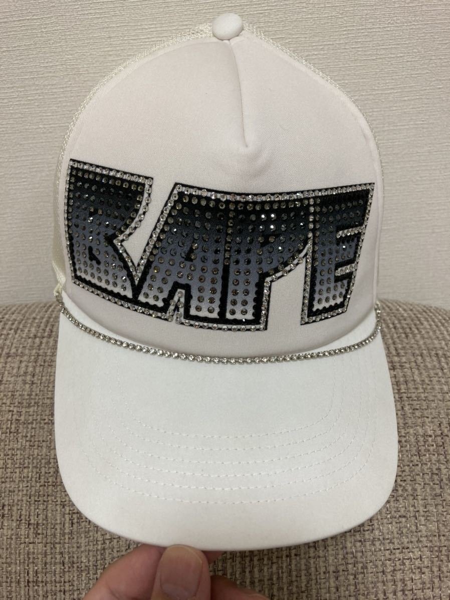 独特の上品 APE メッシュキャップ CAP キャップ スワロフスキー NIGO
