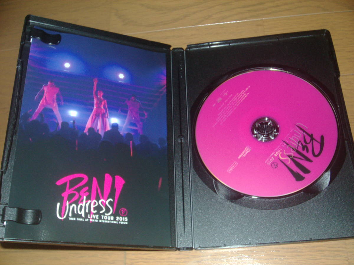 TOUR BENI LIVE 0 Undress “Undress” : DVD ⁄ FINAL Fun | – album +