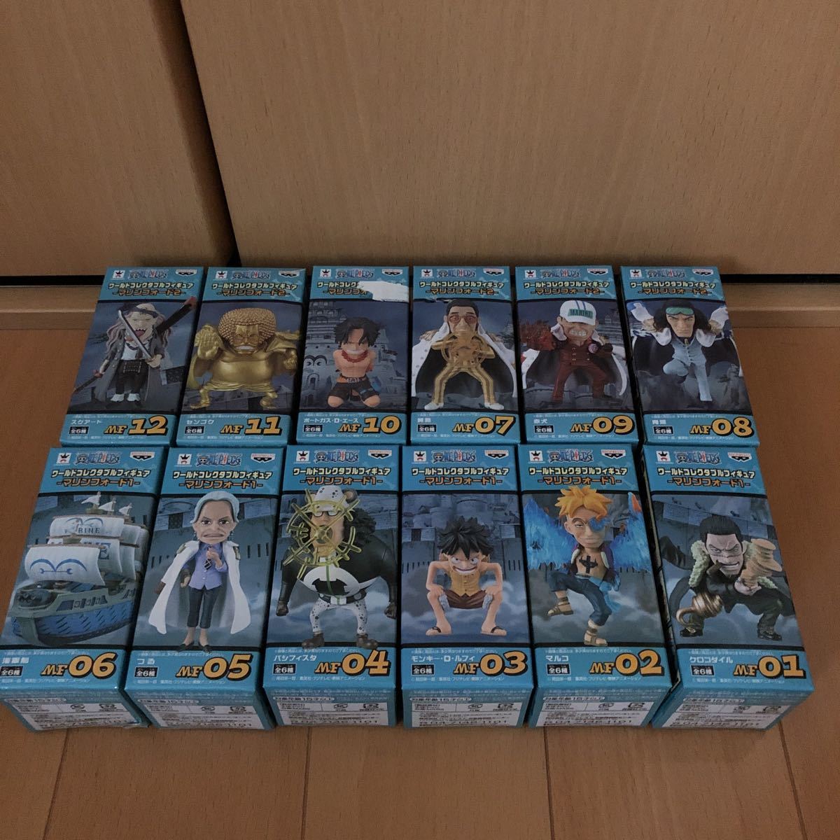 ONE PIECE ワンピース コレクタブル フィギュア マリンフォード 全12種