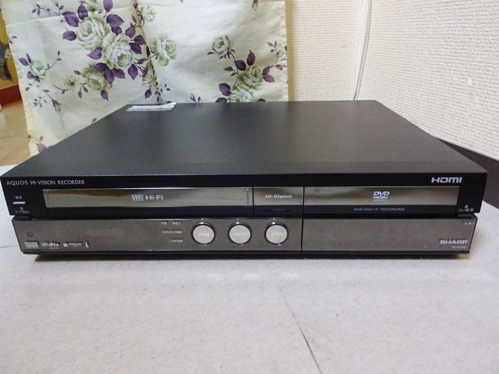 HDDビデオ一体型DVDレコーダー DV-ACV52 シャープ 地デジ対応 DV-ACV52