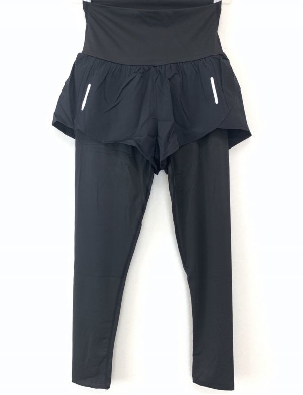 【新品】 レディース トレーニングウェアセット 【トップス・スポーツブラ・ボトム】 ヨガウェア ヨガ ジム ♪　【③ブラック：Mサイズ】　_10