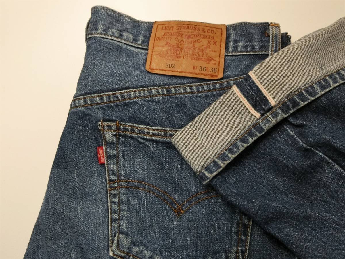 リーバイス　502XX 日本製　赤耳　BIGE　140周年 美品】LEVI'S 502XX ビッグE 赤耳 29 90s 140周年モデル Levis 赤耳