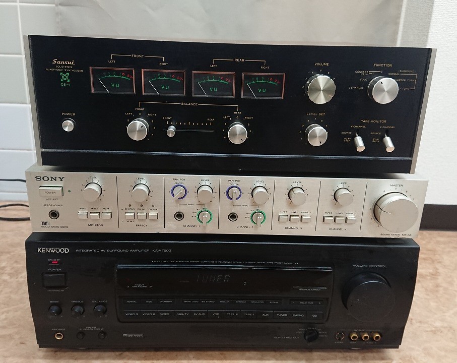 QS-1 SANSUI シンセサイザー 4チャンネル サンスイ 通電可 Sansui