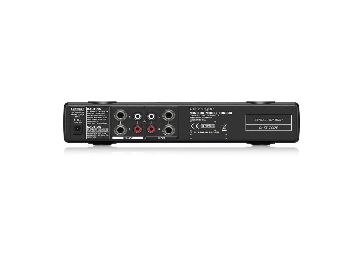 Behringer FBQ800 チョウコンパクト 9バンドグラフィック-graphic