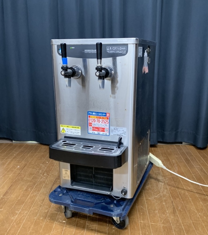 ホシザキ 生ビールサーバー ディスペンサー オート 2口 最上級 DBF-AS65WB AC100V 全自動瞬間冷却 ホシザキ 生ビールサーバー ディスペンサー オート 2口 最上級 DBF