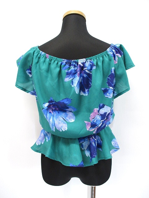 リエンダ Rienda 110asg90 0340 花柄 フラワー オフショルトップス F グリーン トップス 売買されたオークション情報 Yahooの商品情報をアーカイブ公開 オークファン Aucfan Com