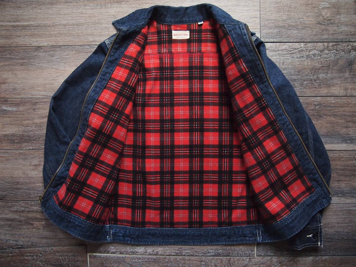 美品 シュガーケーン/SUGAR CANE デニムジャケット SC10716 LEE 191-LB 