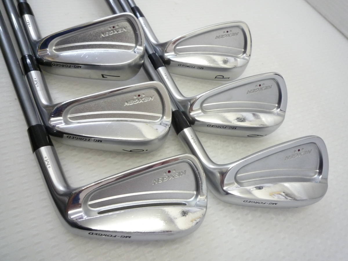 ゴルフパートナー NEXGEN アイアンセット FORGED ネクスジェン MG-FORGED 6S IR フレックスX WEDGE アイアン pro ns 950中古 mg WG
