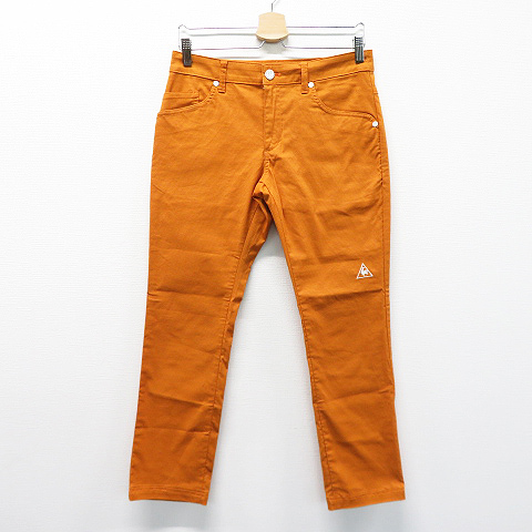  Lecoq golf ルコックゴルフ パンツ 千鳥柄 オレンジ系 11 240001436139 ゴルフウェア レディース(11号～)｜売買されたオークション情報、yahooの商品情報をアーカイブ公開 - オークファン パンツ、スラックス