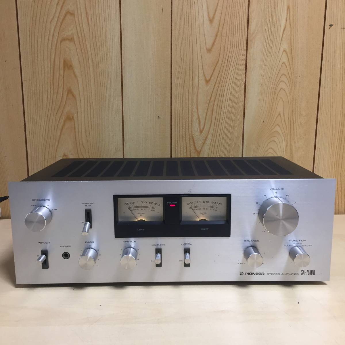 NJ02)PIONEER/パイオニア プリメインアンプ SA-7600Ⅱ ジャンク S0666