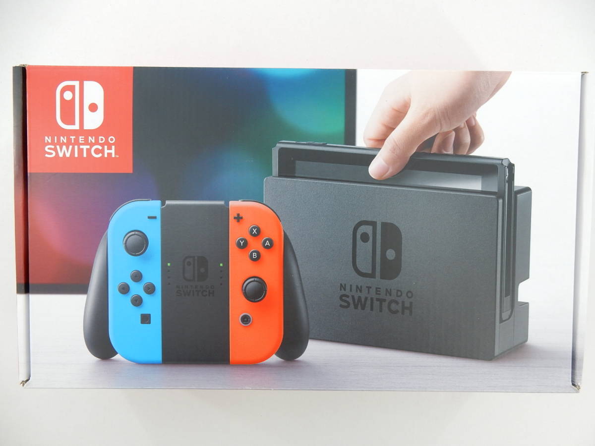 中古品 現状 Nintendo Switch ネオンブルー ネオンレッド ニンテンドー 