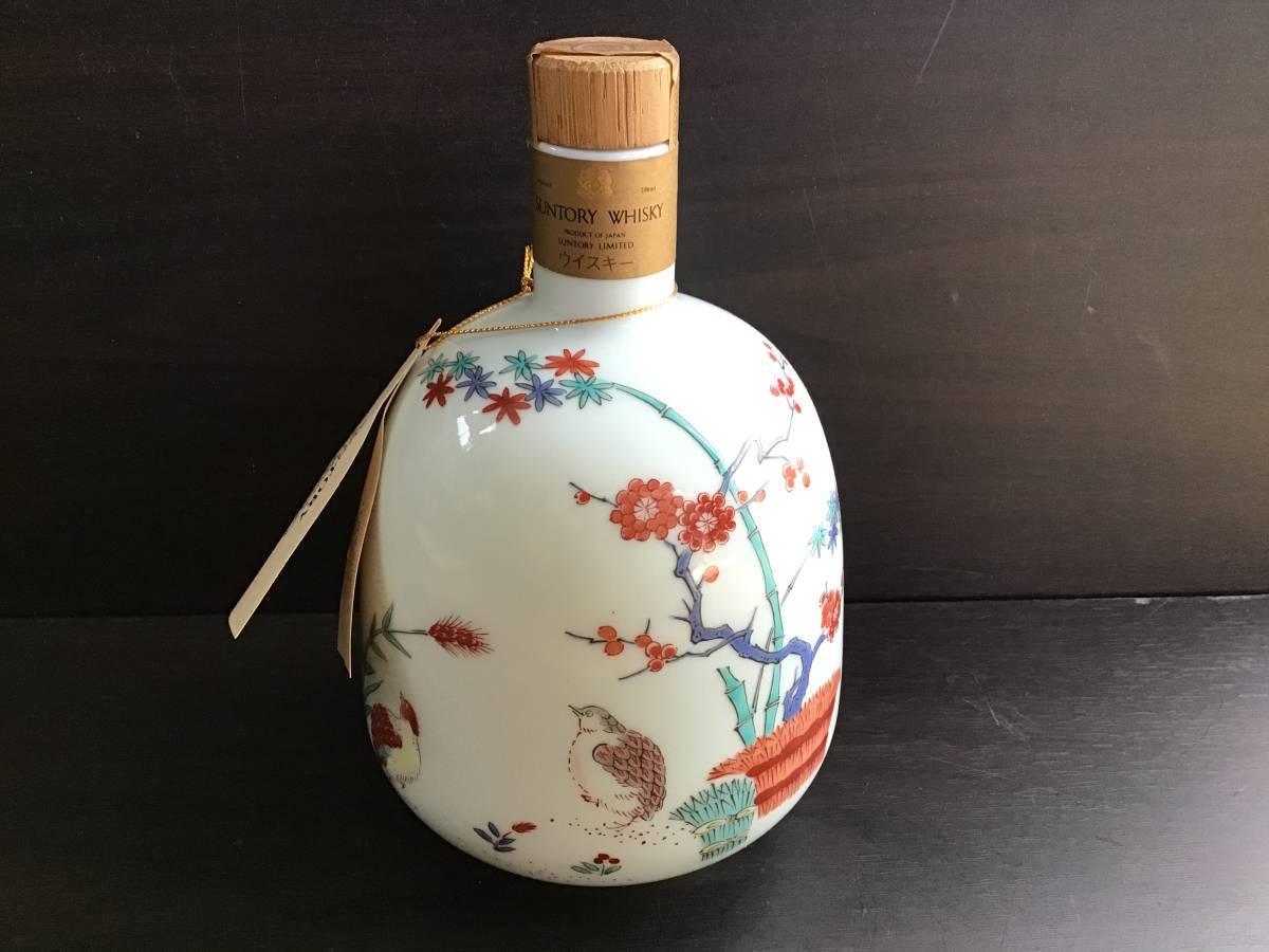 15年 エイジング サントリー 有田焼ボトル 未開栓 ウイスキー 岩尾對山