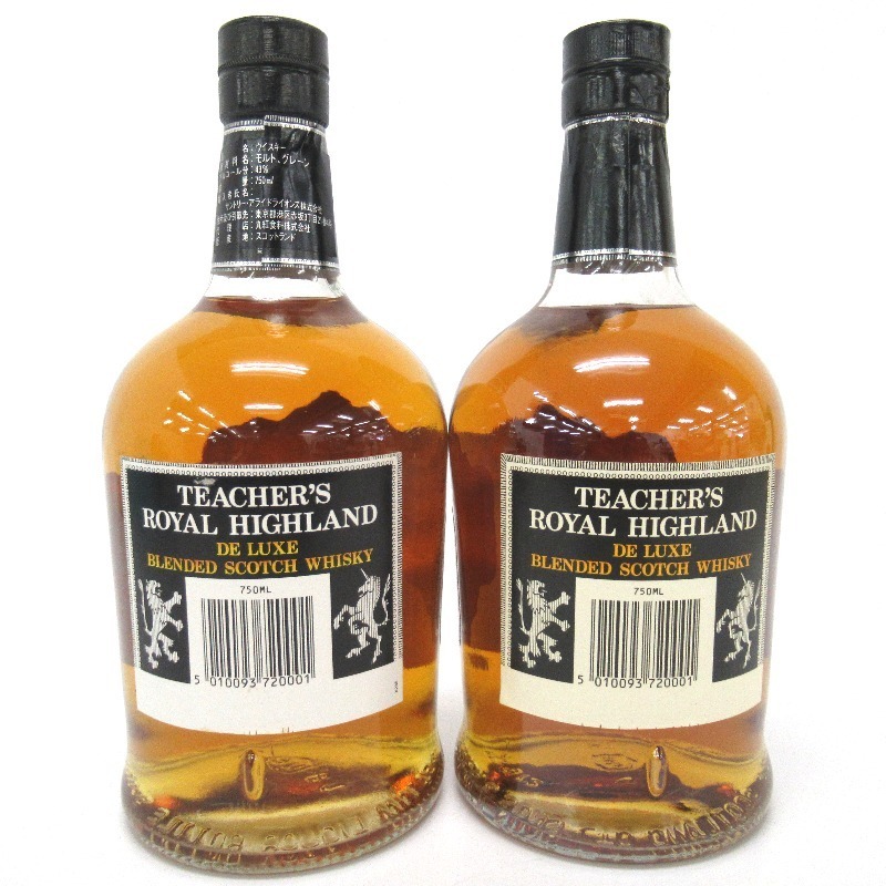 ティーチャーズ 12年 2本セット 750ml 特級未開栓ティーチャーズハイ