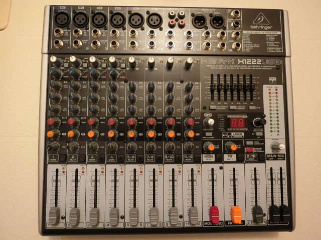 XENYX BEHRINGER QX1222USB X1222USB | - アナログミキサー エフェクト 