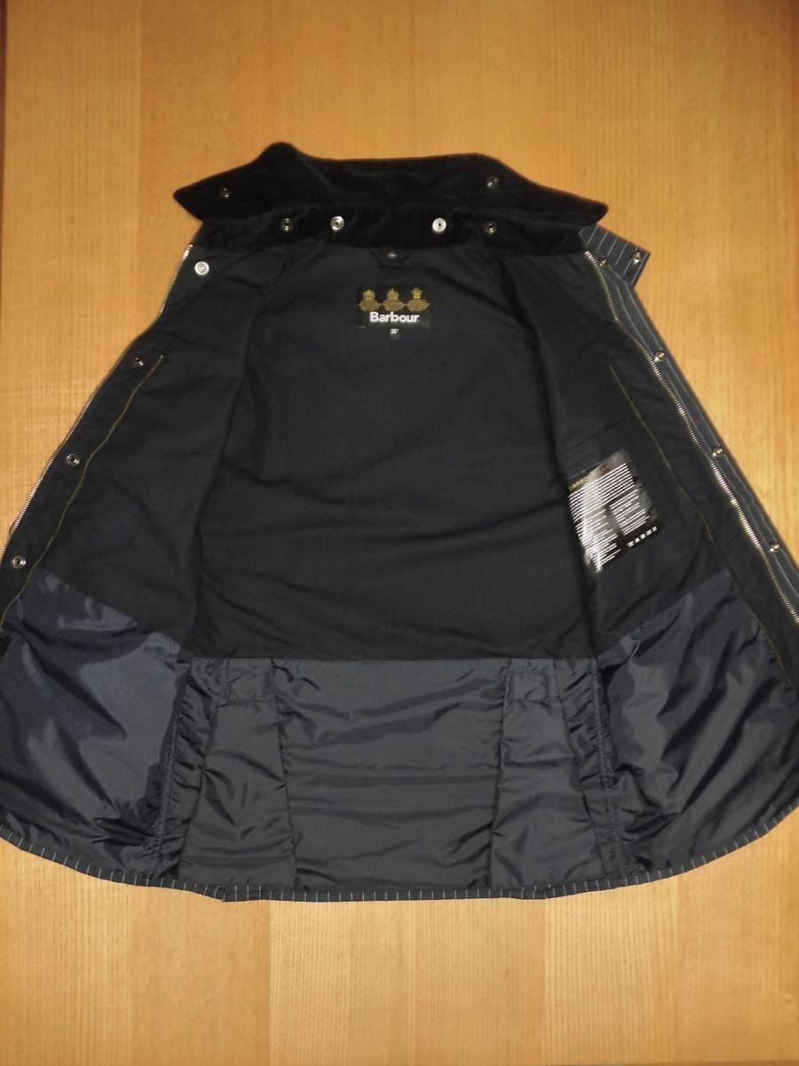 BARBOUR バブアー】SL BEDALE PIN STRIPE NAVY 36 スリムフィット 