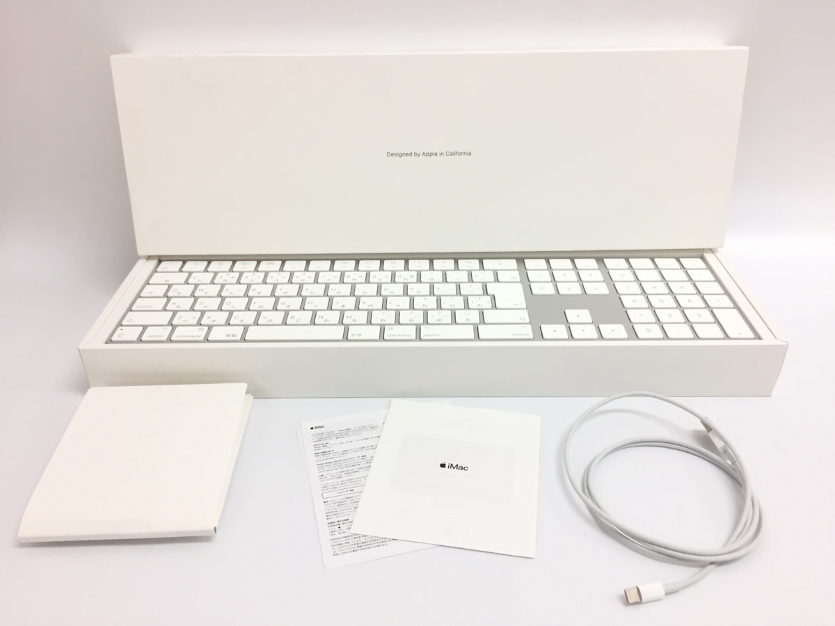 PC周辺機器 箱付 Apple Magic Keyboard A1843 マウス付③
