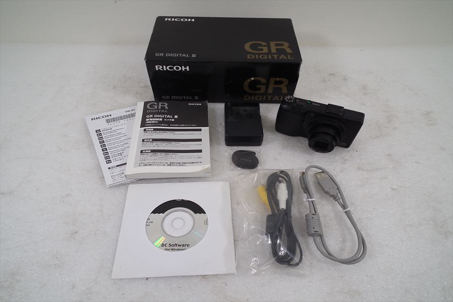  RICOH リコー コンパクトデジタルカメラ GR DIGITALⅢ レンズ GR LENS f=60mm 1:1.9 現状品 201006Y5228(リコー)｜売買されたオークション情報、yahooの商品情報をアーカイブ公開 - オークファン リコー