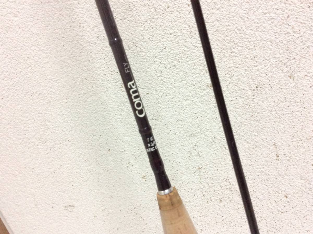 フィッシング Coatac Coma Fly 7'0” #2 フライロッド2ピース
