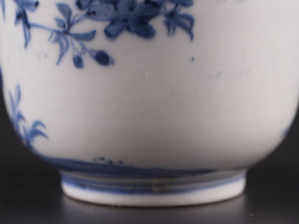 古美術 朝鮮古陶磁器 李朝 分院 白磁 染付 壷 古作 時代物 初