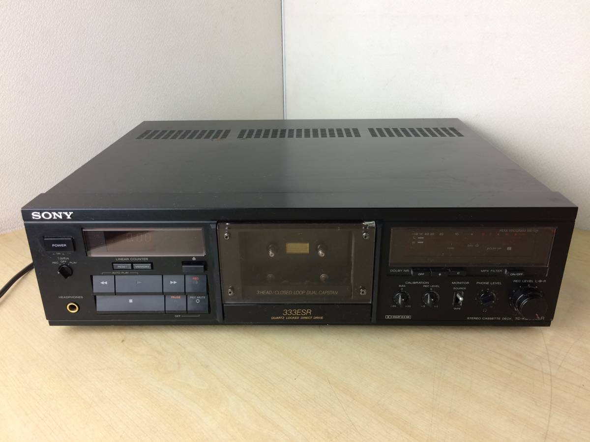 SONY TC-K333ESR カセットデッキ ステレオ オーディオ機器 | Yahoo