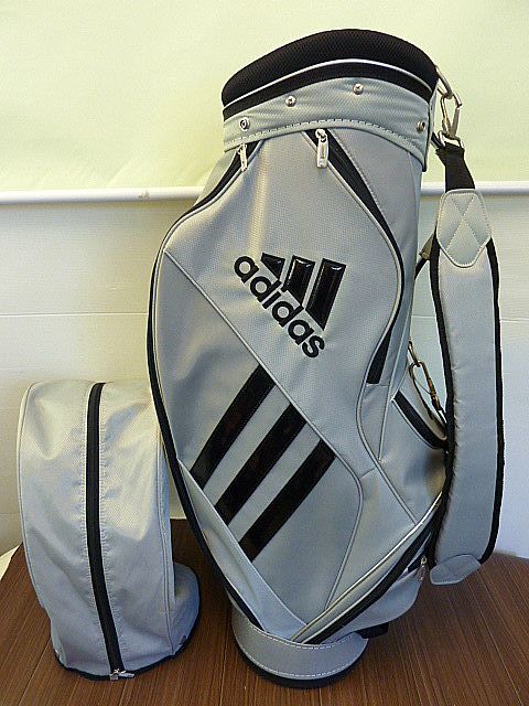 2026，100%新品 Z251 アディダス adidas キャディバッグ 5分割 グレー系 ゴルフバッグ(adidas)｜売買されたオークション情報、yahooの商品情報をアーカイブ公開 - オークファン キャディバッグ