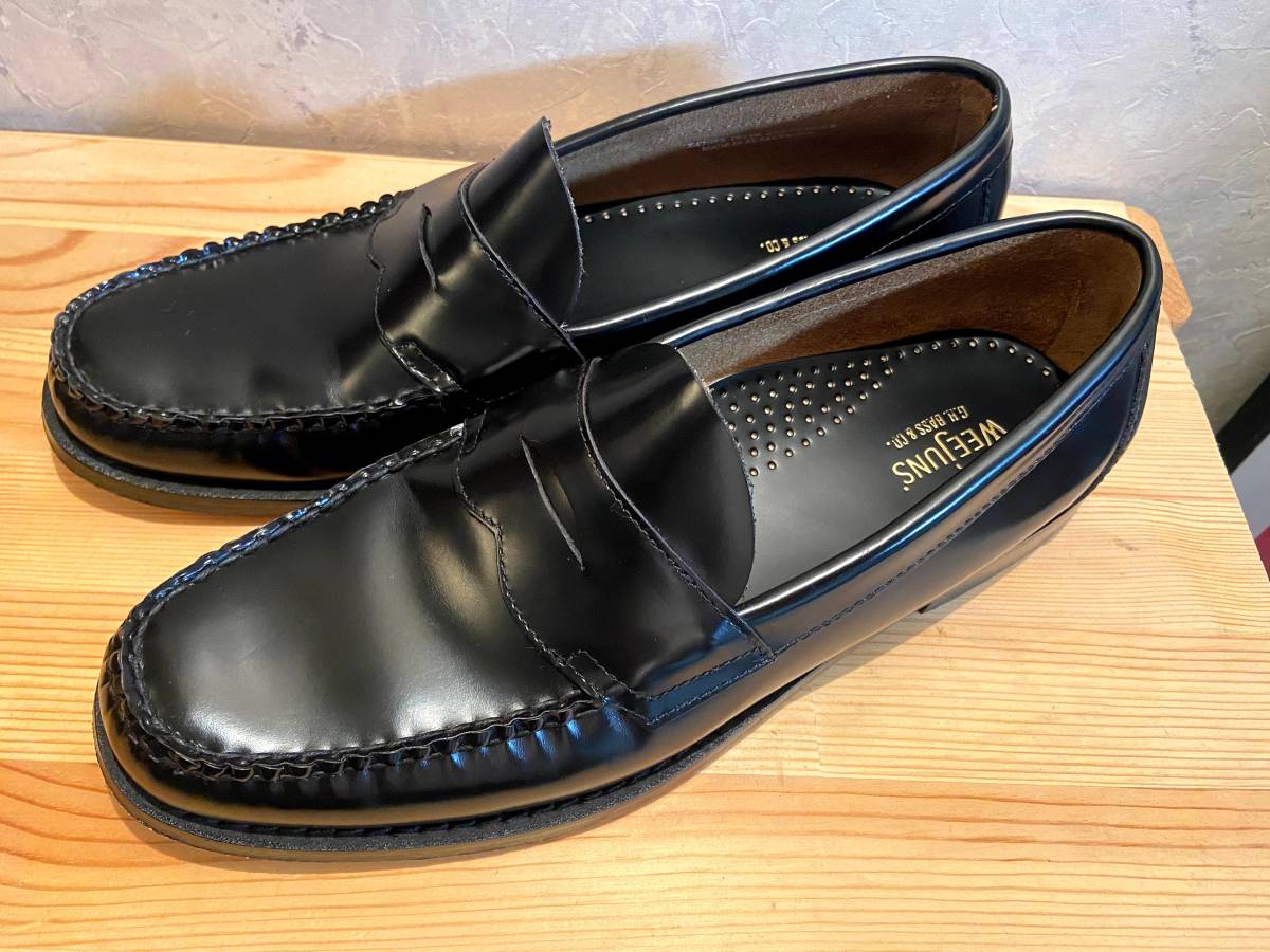 USED ユーズド G.H.BASS GHバス (ローガン) BLACK バス ペニー 