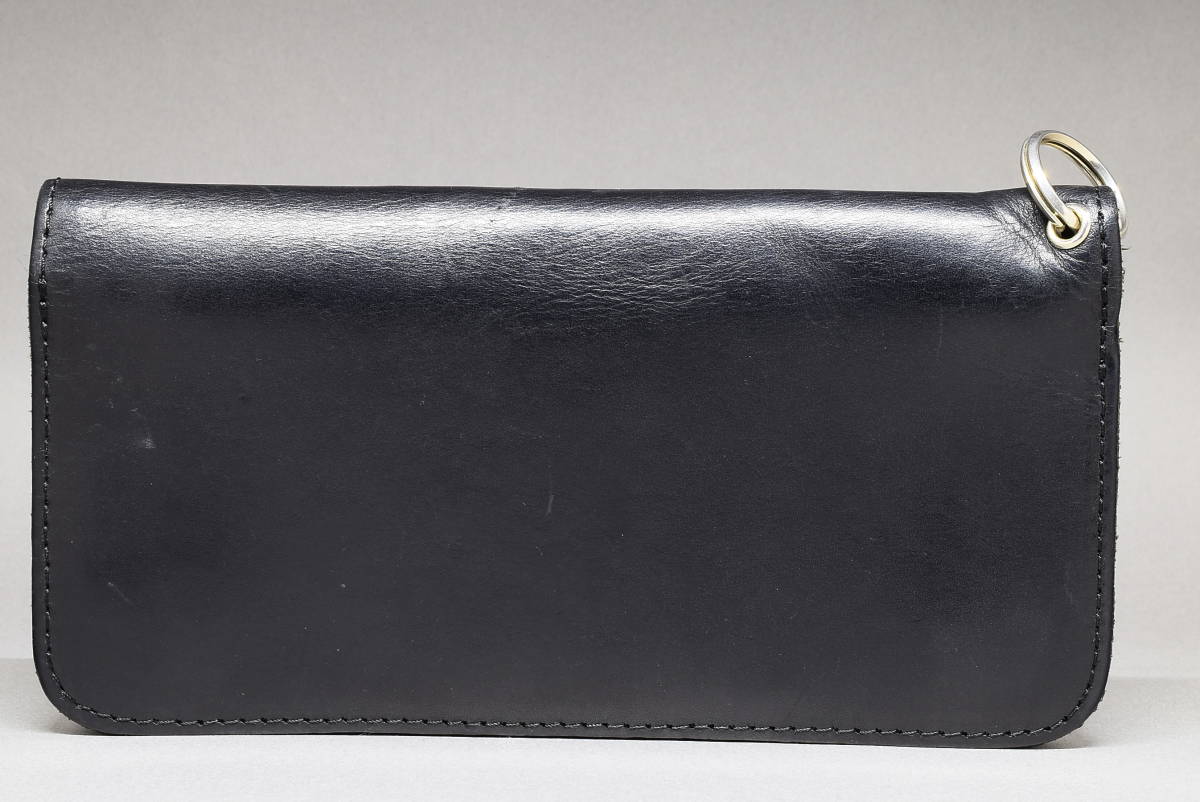 HTC スタッズ ロングウォレット TYPE 1 長財布 黒 Hollywood Trading