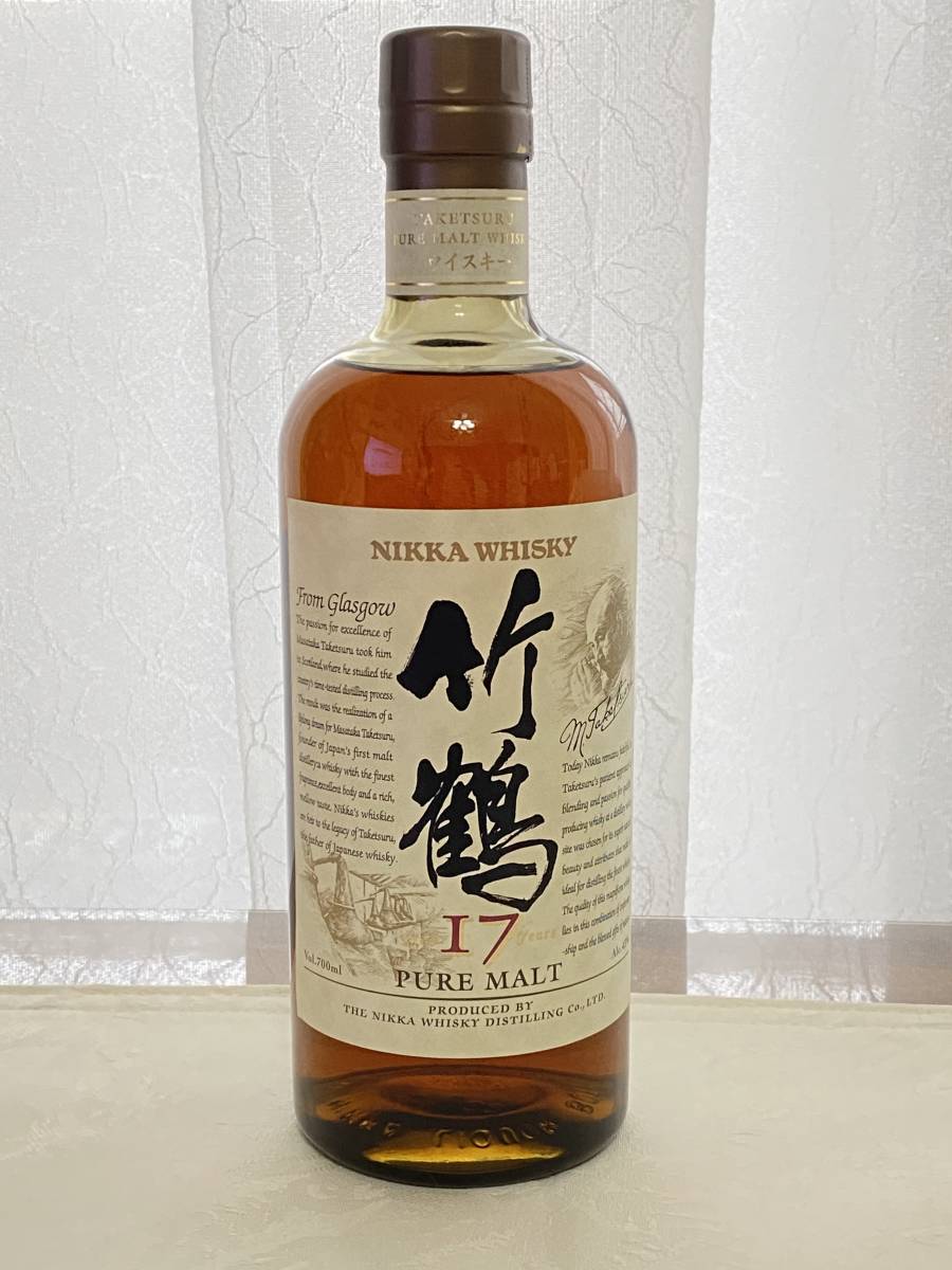 新品】ニッカ 竹鶴 17年 ピュアモルト 旧ボトル 700ml NIKKA