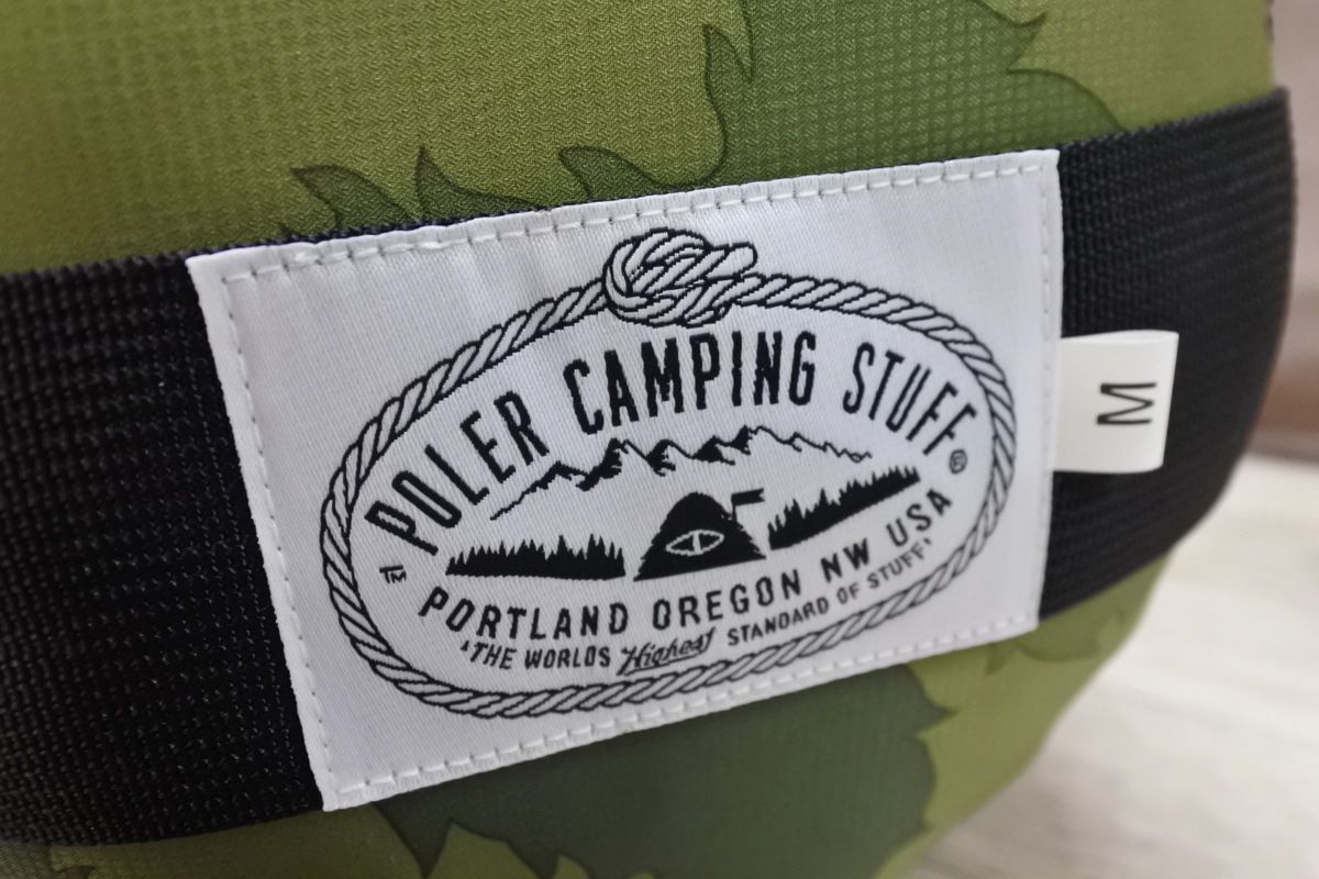 M POLER NAPSACK リバーシブル 迷彩 カモフラ 寝袋 キャンプ 新品L