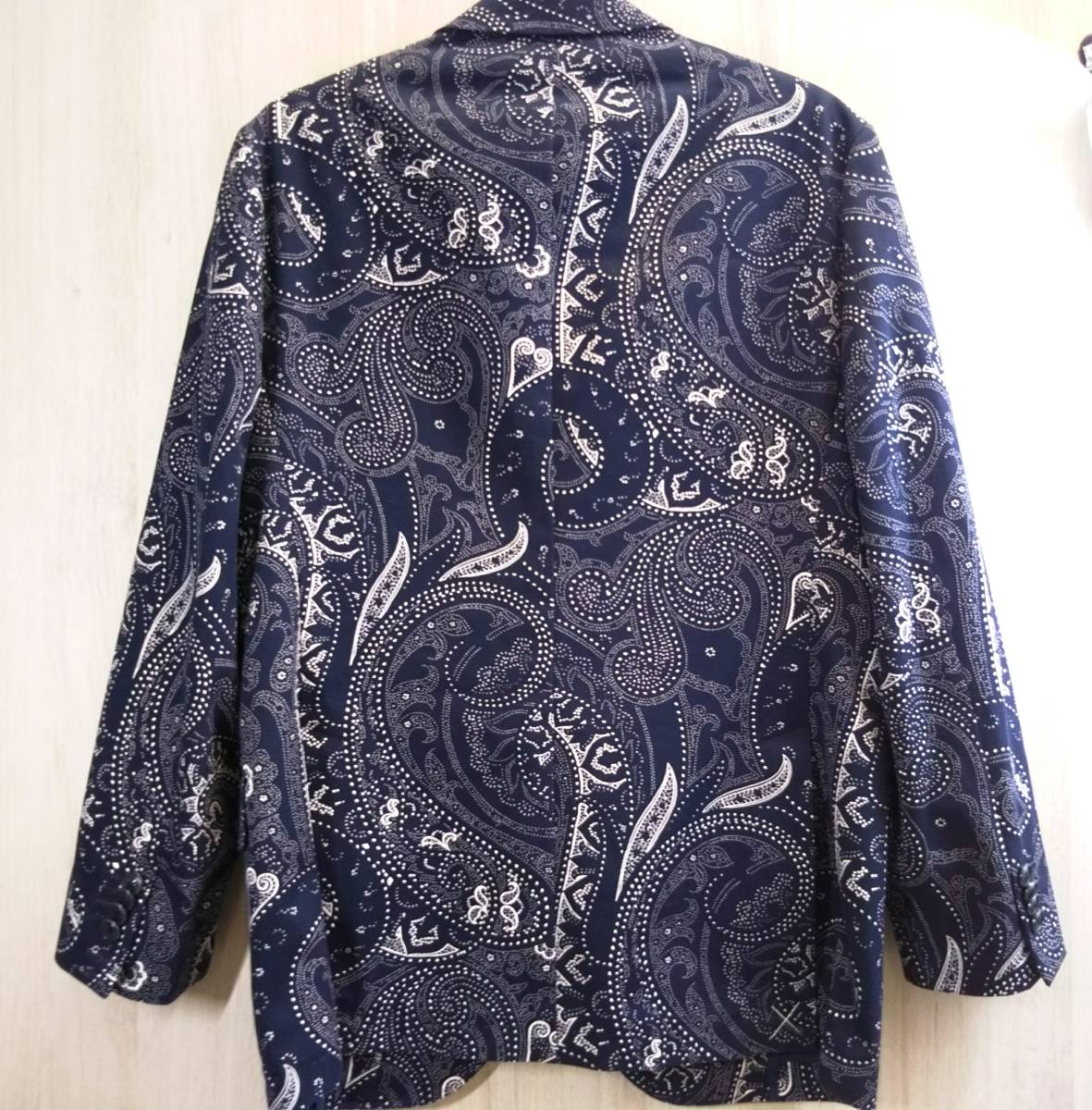 ETRO エトロ ジャケット ペイズリー柄 ネイビー(テーラードジャケット