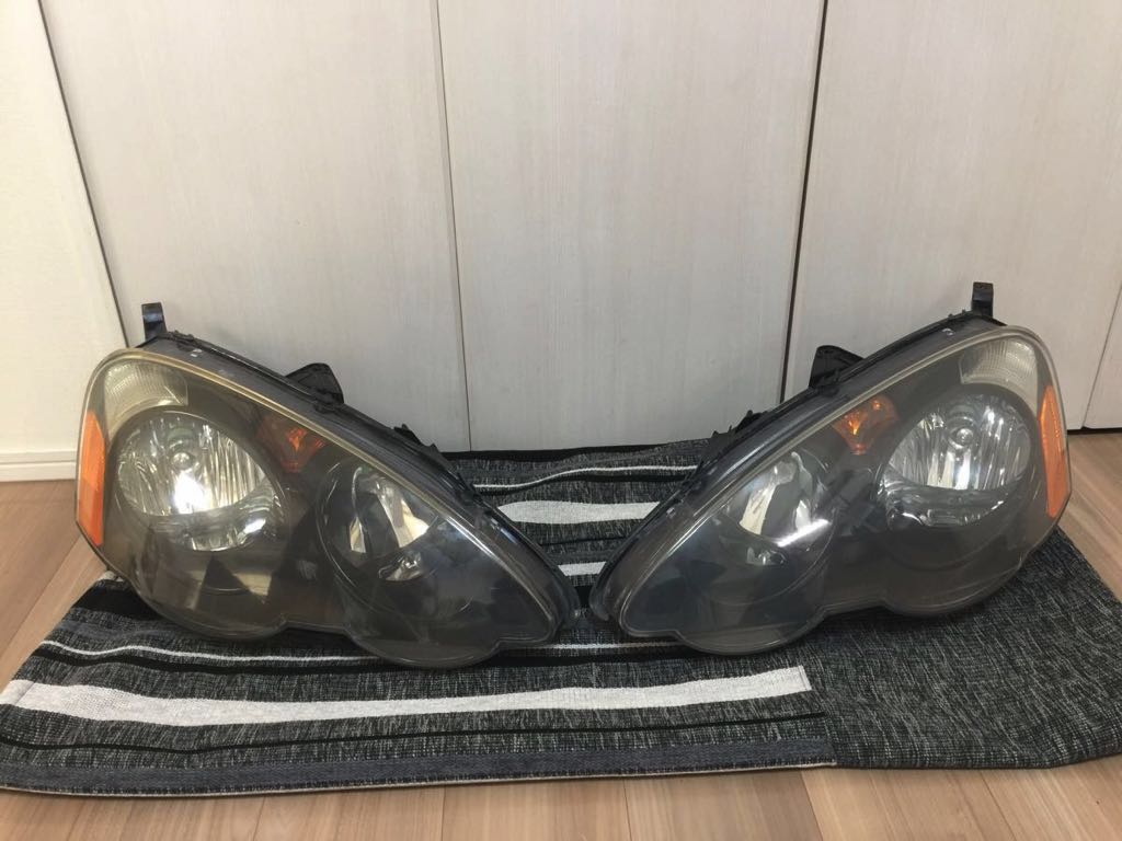 ホンダ インテグラ タイプR DC5 前期純正ヘッドライト 左右セット