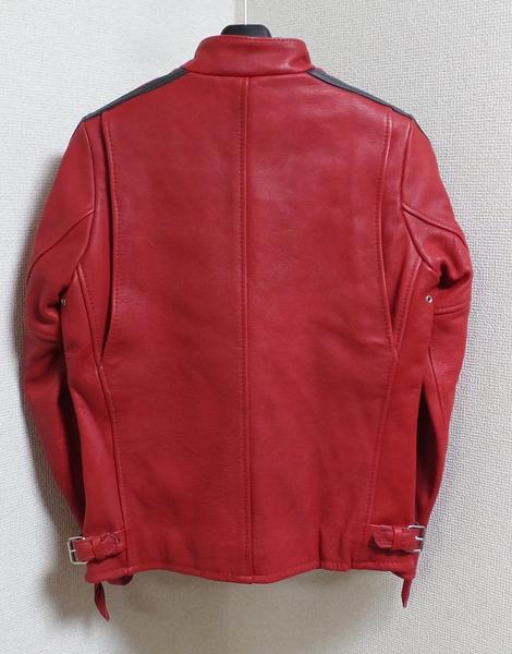 SCHOTT ショット クラシックレーサー 赤 XS レザーライダース