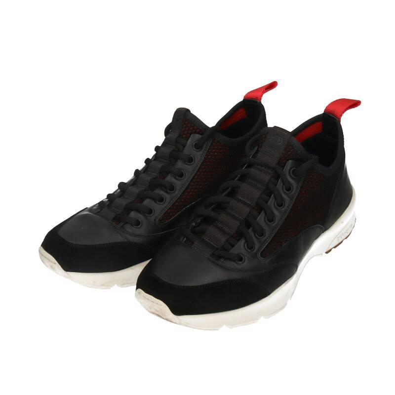 ディオールオム Dior HOMME 17SS 17EDC メッシュ切替レザーローカット 