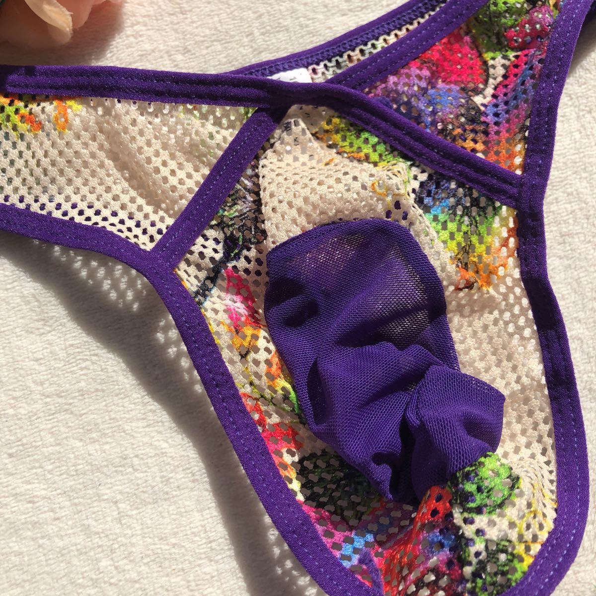 メンズ 花柄 ワイルド お洒落 メッシュ パープル もっこり Tバック ぴったり Tバック ワイルド タンガ Lサイズ 売買されたオークション情報 Yahooの商品情報をアーカイブ公開 オークファン Aucfan Com